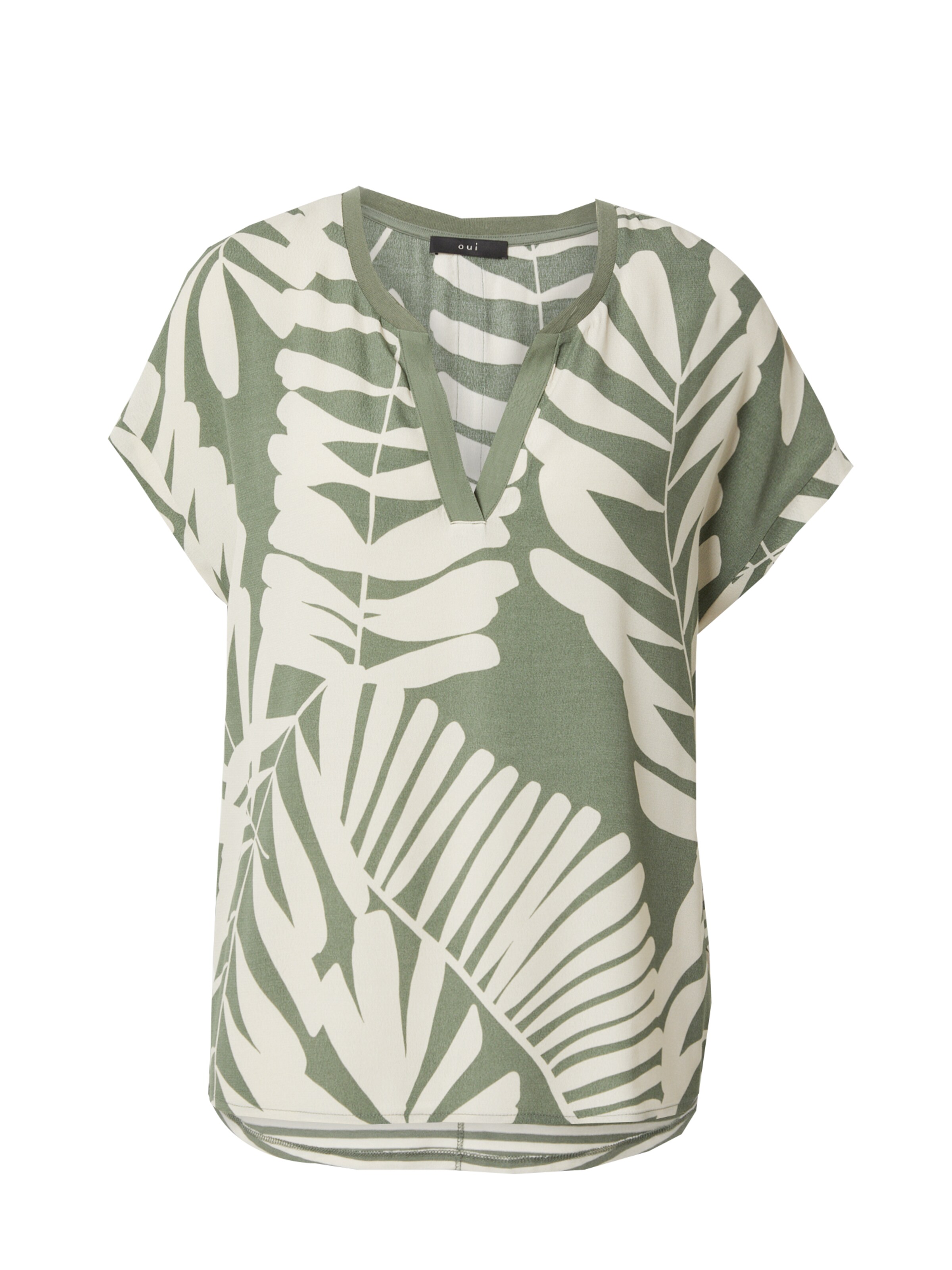 OUI Μπλουζάκι σε πράσινο: μπροστά