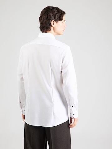 OLYMP - Ajuste regular Camisa de negocios 'Luxor' en blanco