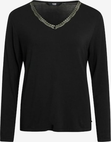 CCDK Copenhagen Pyjamapaita 'Jordan' värissä musta: etupuoli