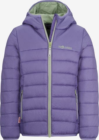 TROLLKIDS Outdoor jacket in Purple: front