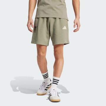 ADIDAS PERFORMANCE Regular Sportshorts 'Jude Bellingham' in Grün: Vorderseite