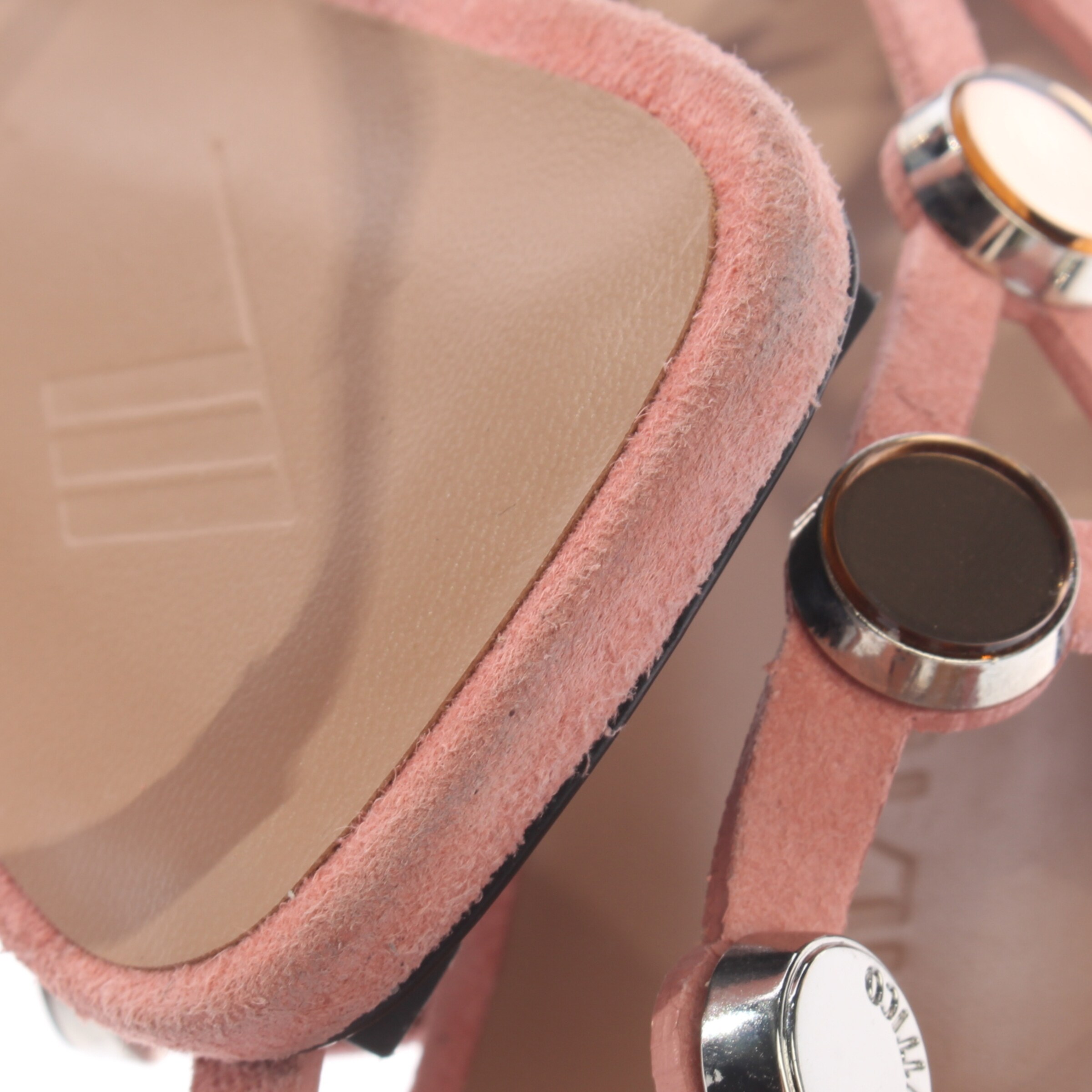 The Attico Flats & Loafers in 40 in Pink