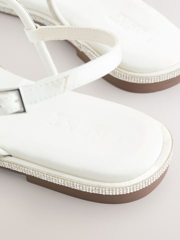 Next T-bar sandals in White