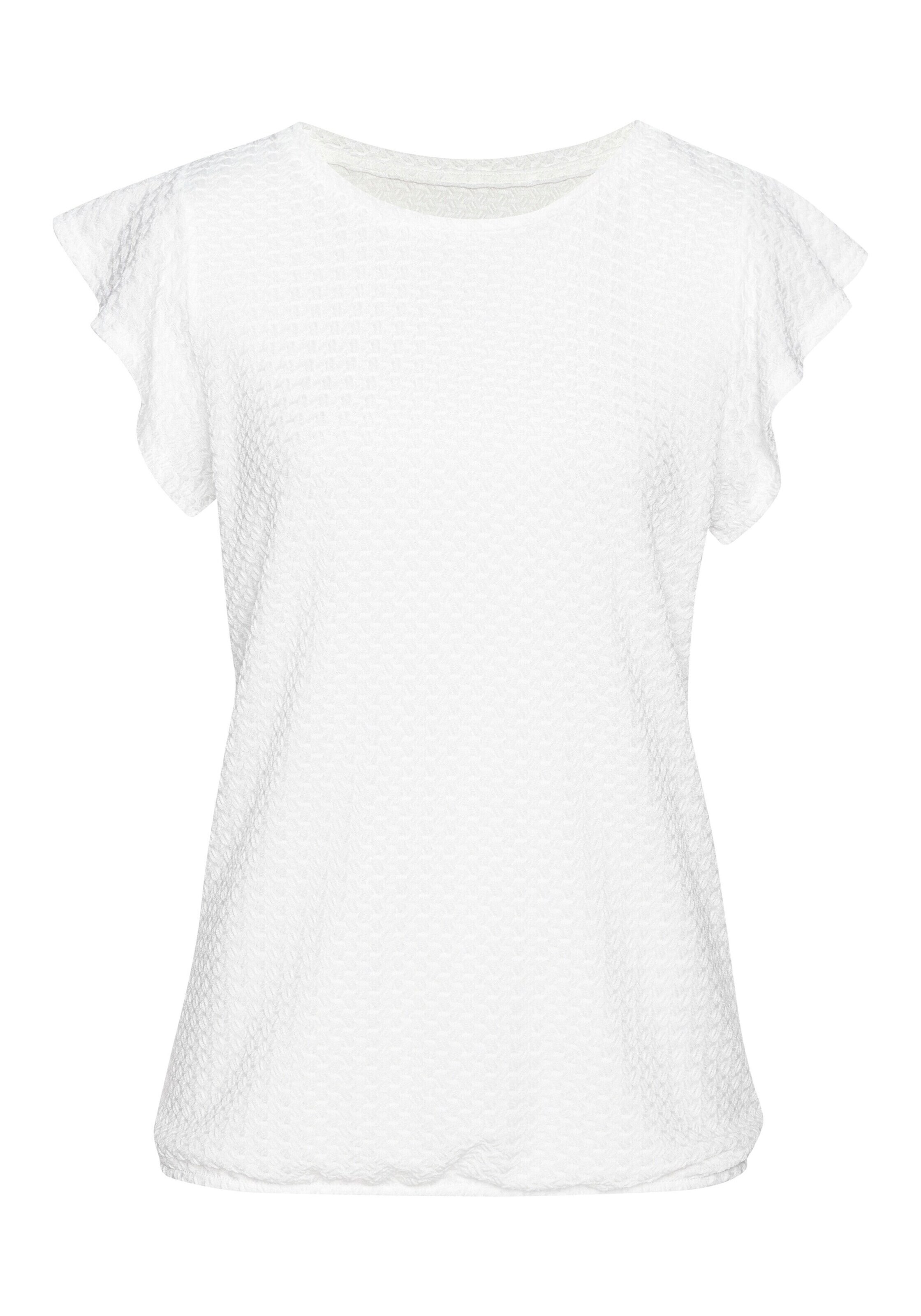 LASCANA T-Shirt in Weiß: Vorderseite