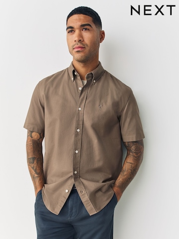 Next Regular Fit Hemd in Beige