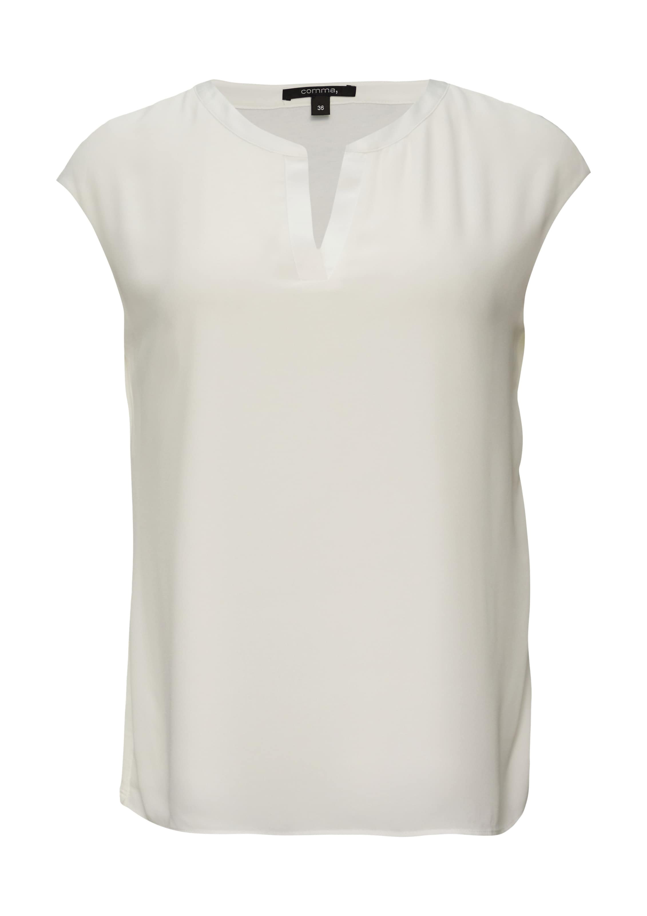 T-shirt COMMA en blanc : devant