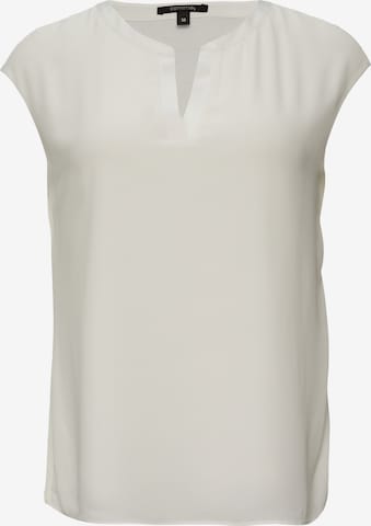 T-shirt COMMA en blanc : devant