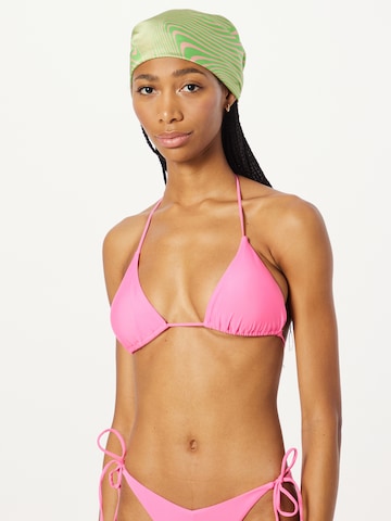 rozā NLY by Nelly Trijstūra formas Bikini augšdaļa: no priekšpuses