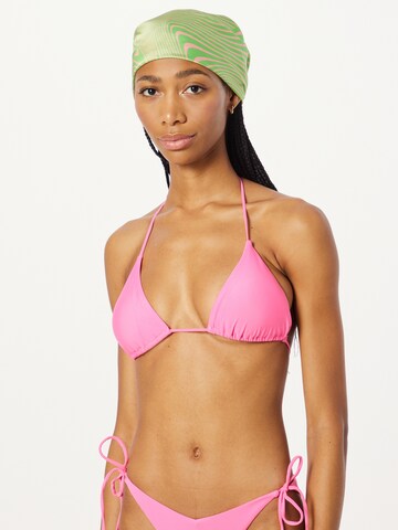 NLY by Nelly - Triángulo Top de bikini en rosa: frente