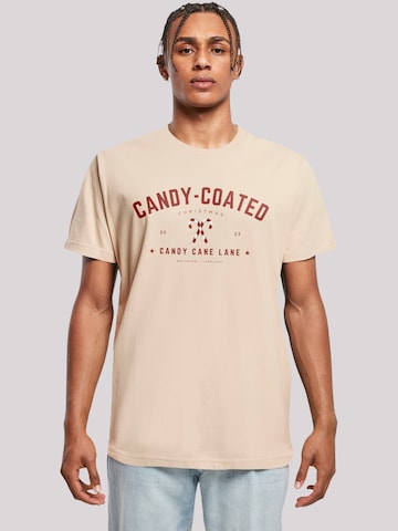F4NT4STIC Shirt in Beige: front