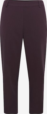 Kaffe Ráncos nadrág 'Sakura' - piros: elől