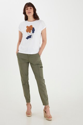 Effilé Pantalon cargo Fransa en vert