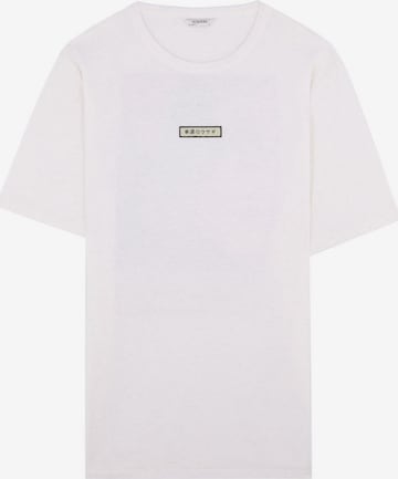 Scalpers Shirt 'Lucky Rabbit' in White: front