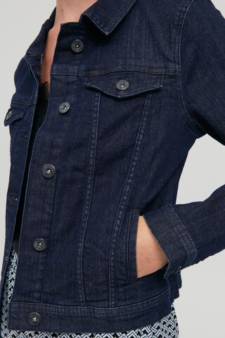 ICHI Jeansjacke 'IHSTAMPE JA' in Blau