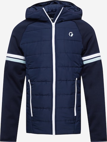 Veste mi-saison 'Logan' JACK & JONES en bleu : devant