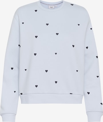 SAINT TROPEZ Sweatshirt 'Dagna' in Weiß: Vorderseite