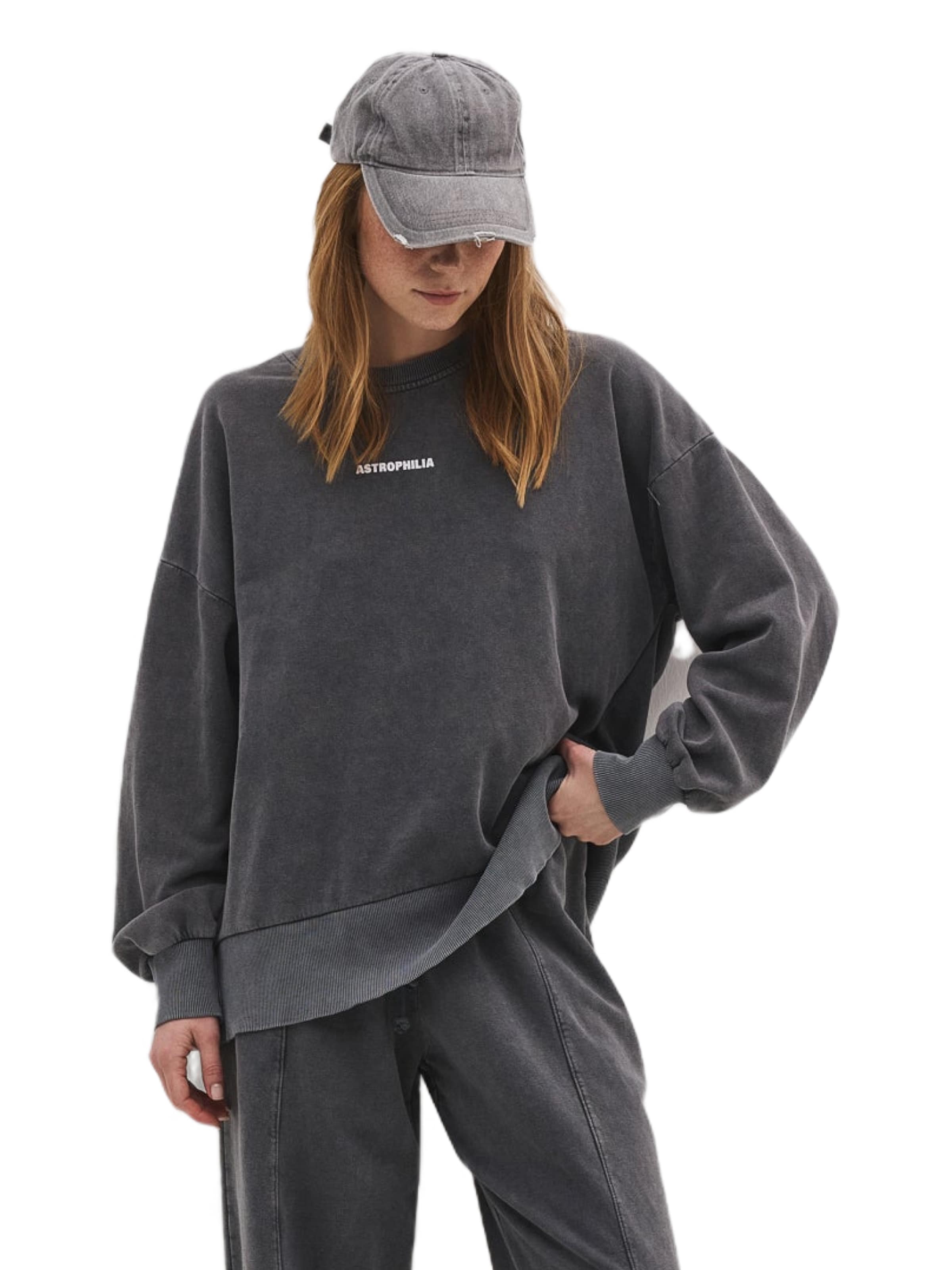 No Matter What Sweatshirt in Grijs: voorkant