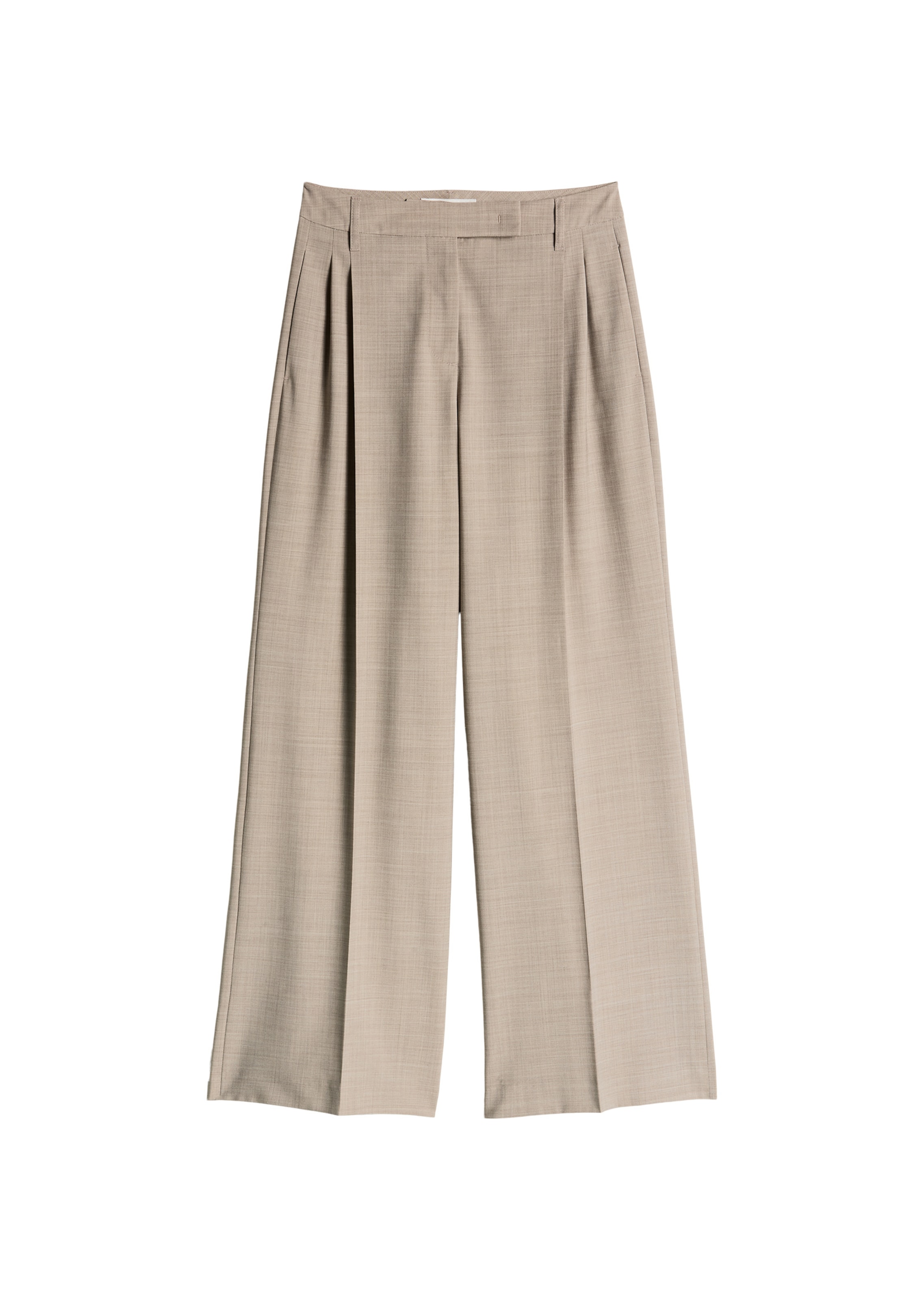 Loosefit Pantalon Marc O'Polo en beige : devant