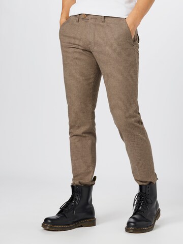 DRYKORN Normalny krój Spodnie 'Kill' w kolorze brązowy: przód