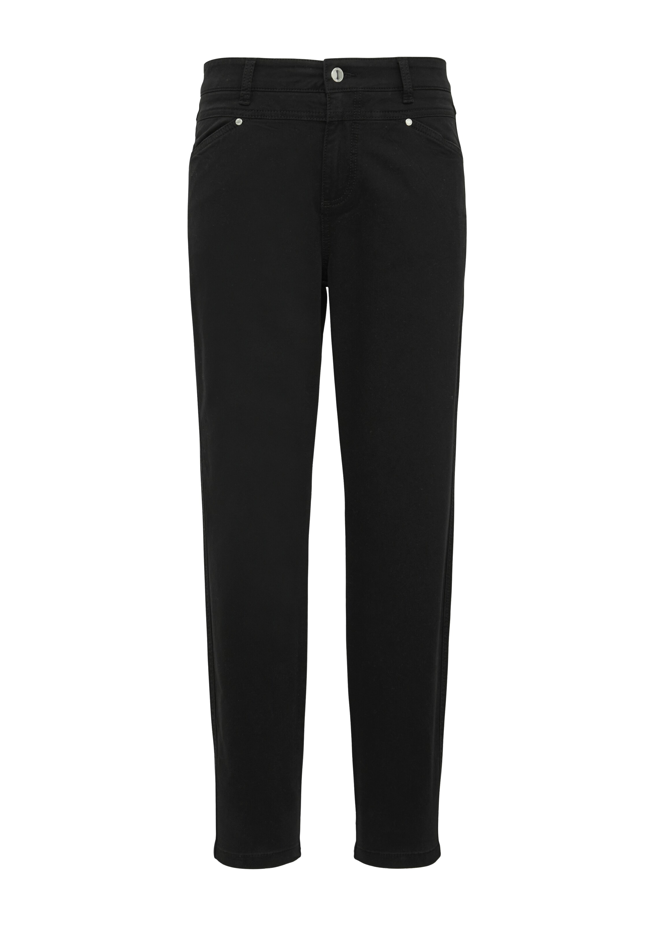 s.Oliver Slimfit Hose in Schwarz: Vorderseite