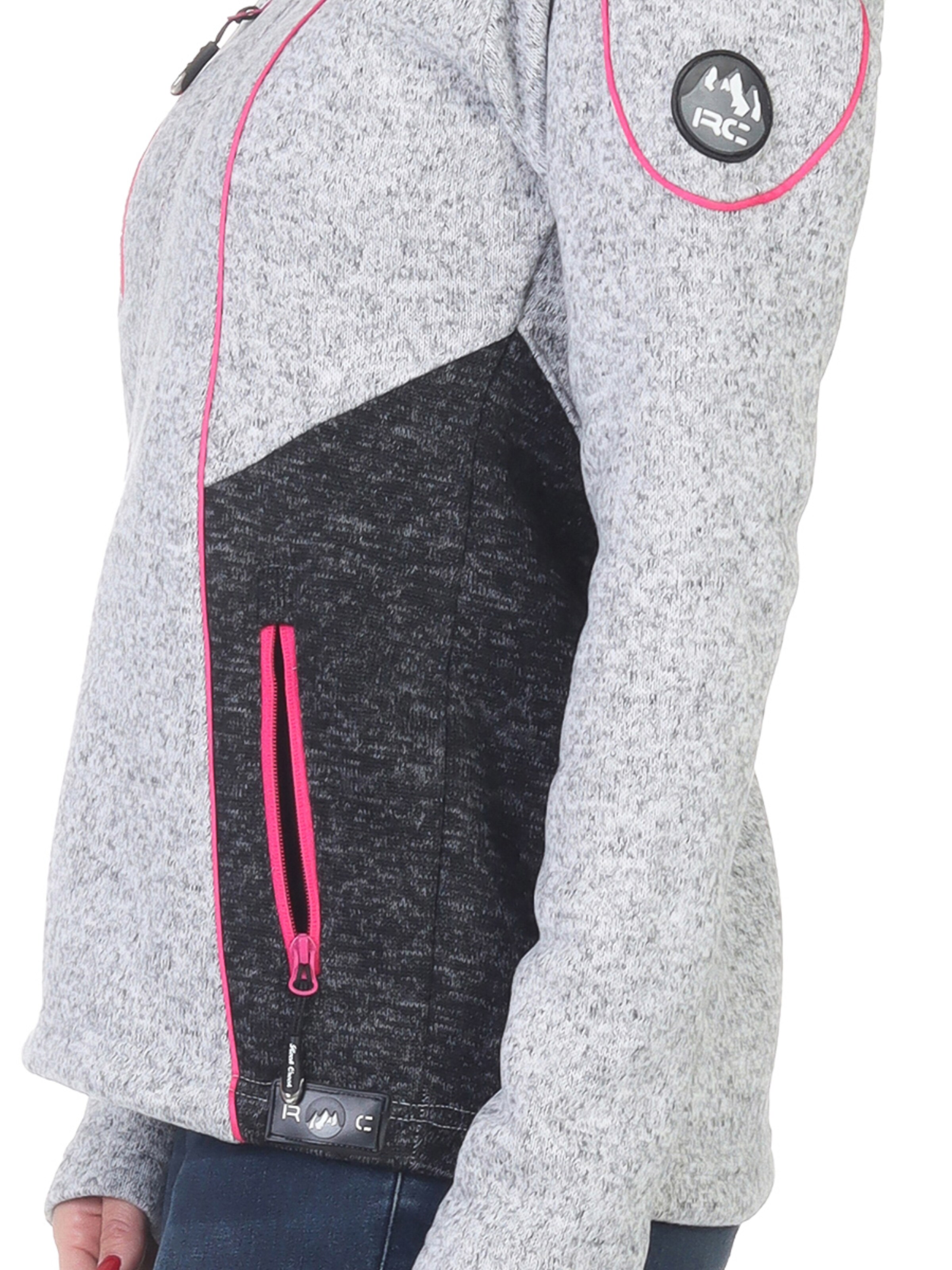 Rock Creek Fleecejacke in Grau