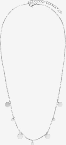 Lucardi Necklace 'Grace' in Silver: front