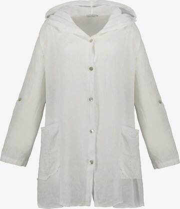 Gina Laura Between-Season Jacket in White: front