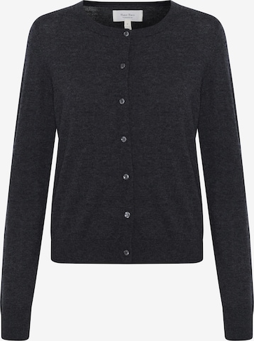 Part Two Strickjacke 'Ellah' in Grau: Vorderseite