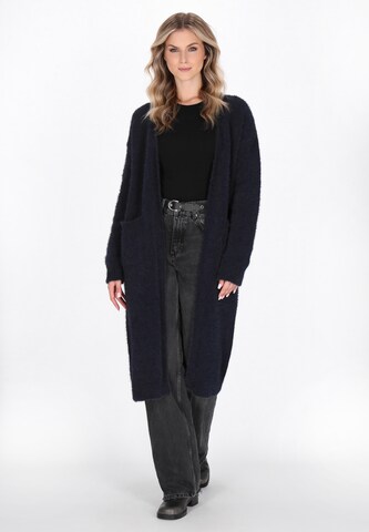 DreiMaster Vintage Gebreid vest in Blauw