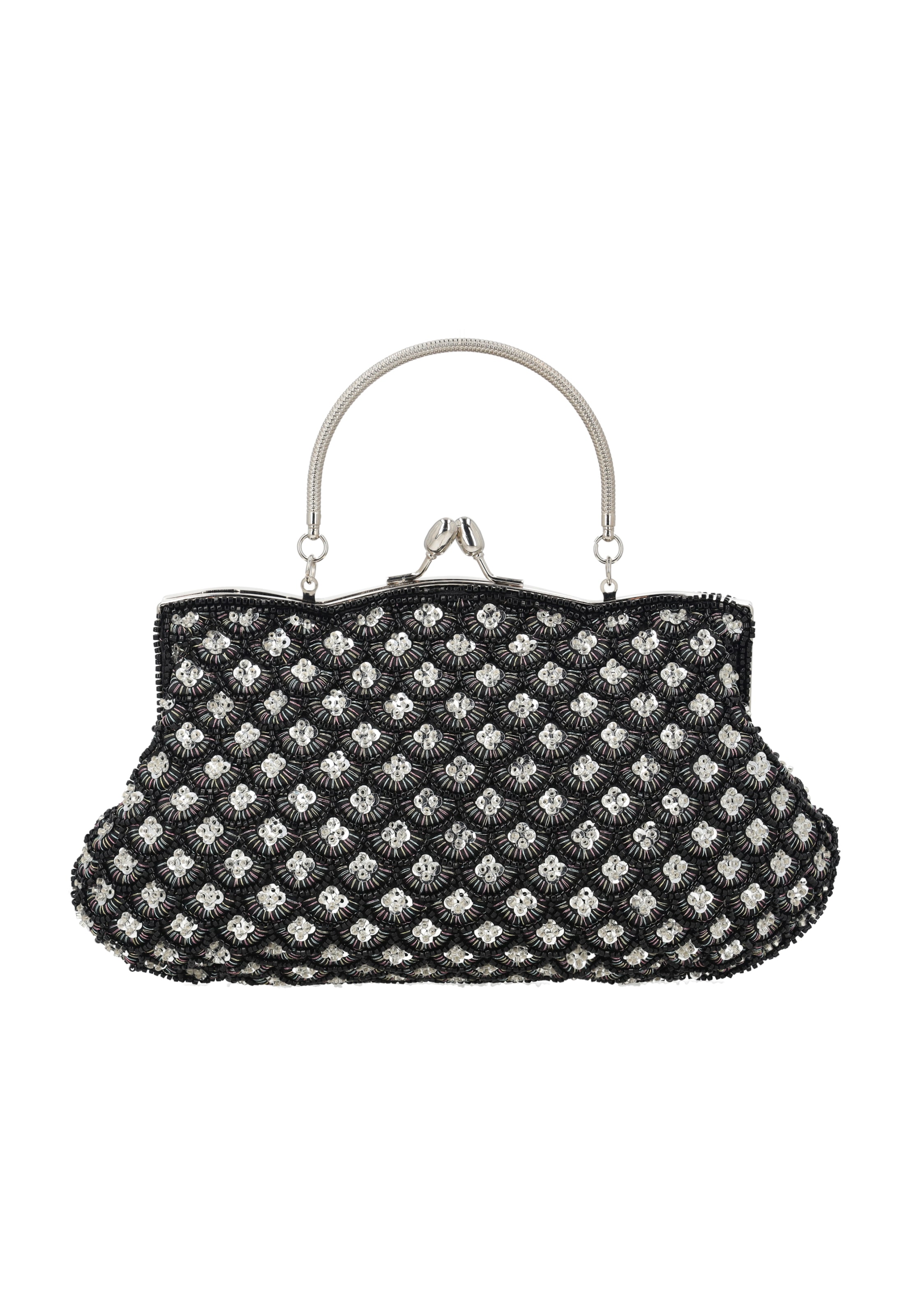 Usha - Bolso de noche en negro: frente
