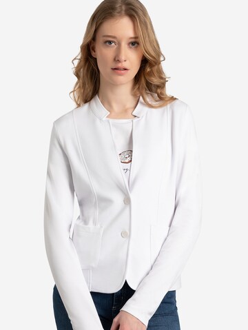 MORE & MORE Blazer in White: front