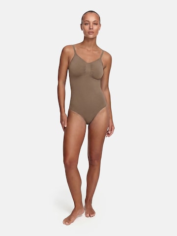 cfab (formerly creamy fabrics) - Body moldeador 'Sculpting Shapewear mit String' en marrón