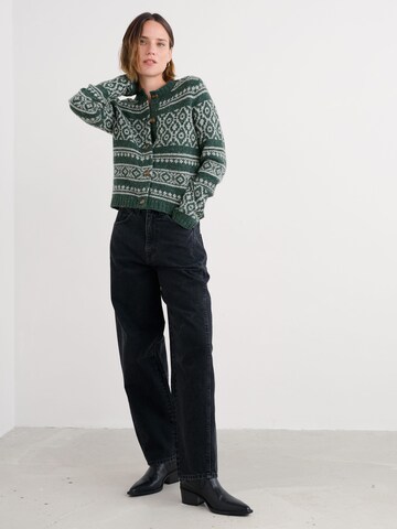 Seasalt Cornwall Gebreid vest 'Castwork' in Groen