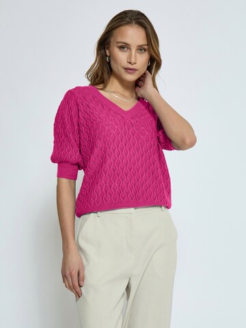 Peppercorn Trui 'Rosalia' in Roze: voorkant