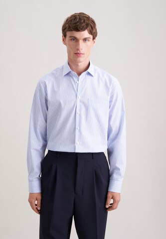 SEIDENSTICKER Regular fit Business Shirt in Purple: front