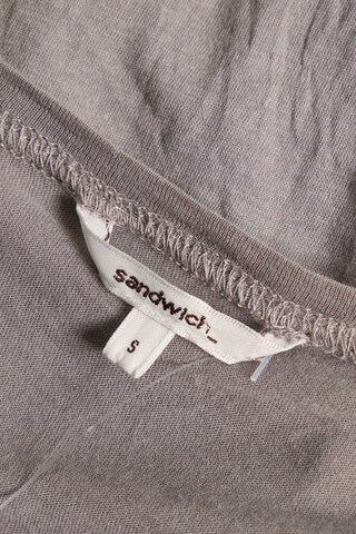 Sandwich Longsleeve-Shirt S in Grau