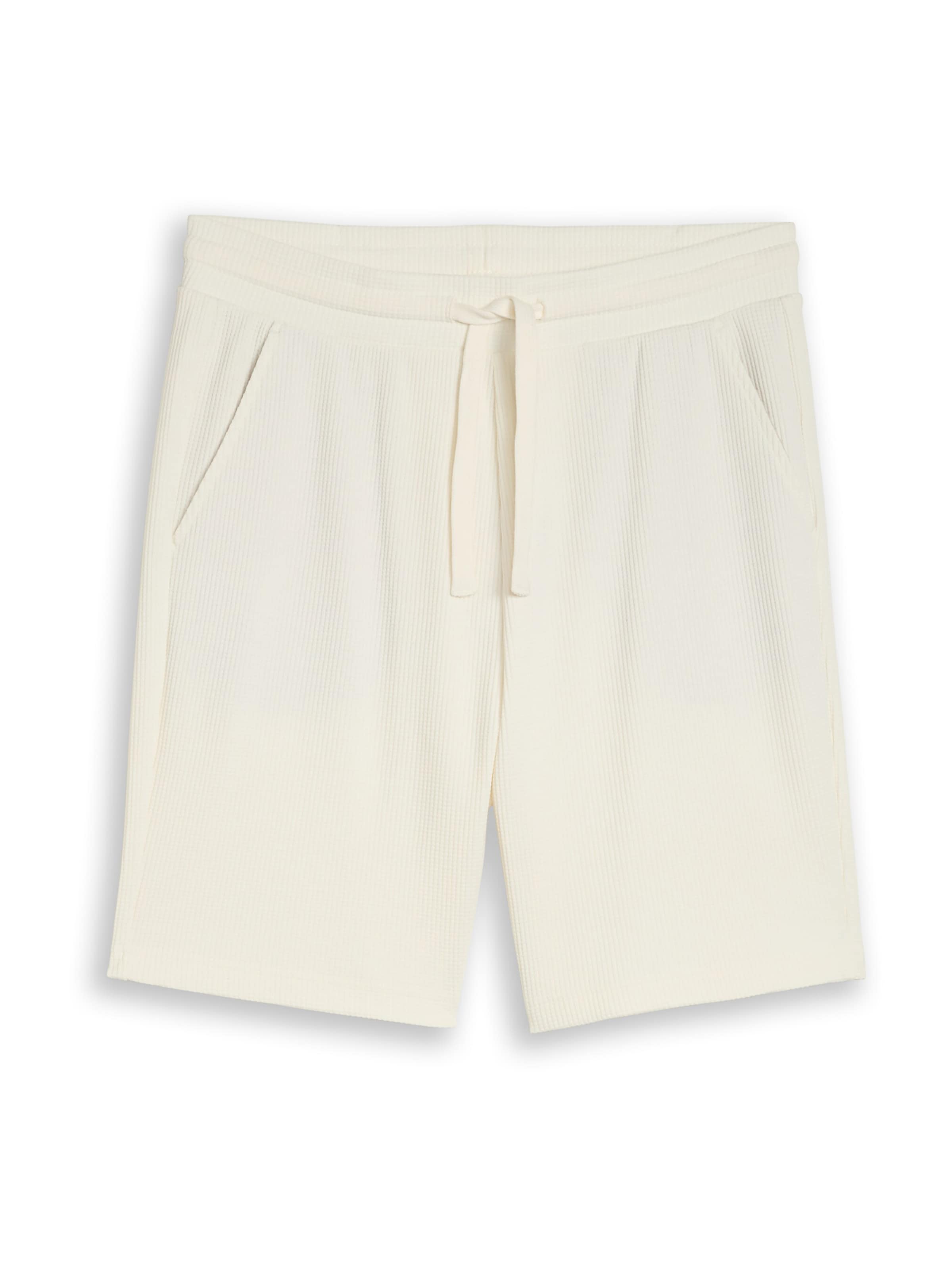 TOM TAILOR DENIM - regular Pantalón en blanco: frente