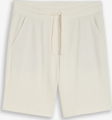 TOM TAILOR DENIM - regular Pantalón en blanco: frente