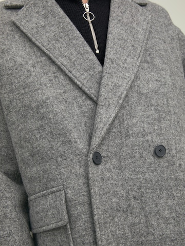 JACK & JONES Between-Seasons Coat 'Slope' in Grey