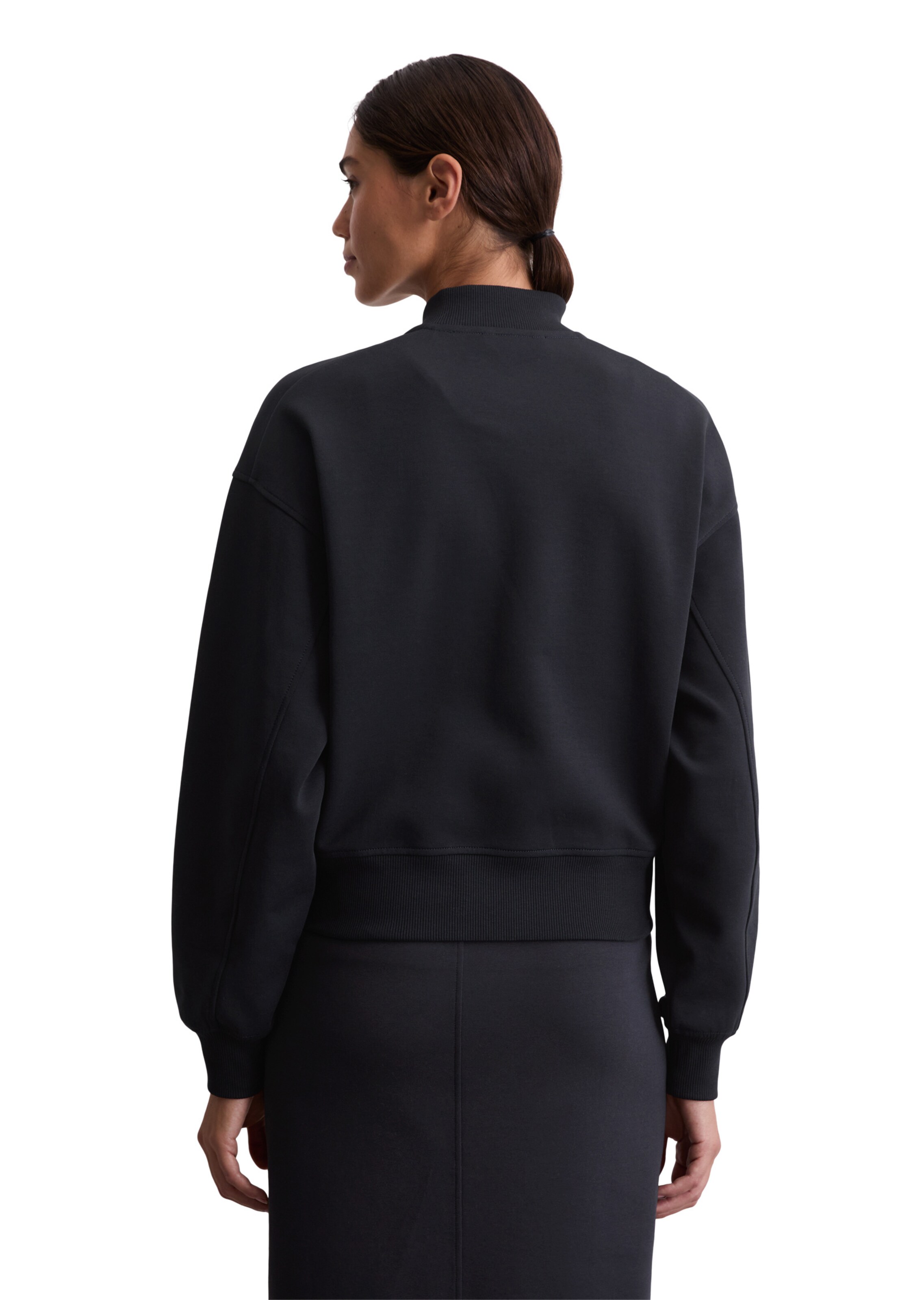 Marc O'Polo Sweatjacke 'Aviator' in Blau