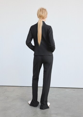Wide leg Pantaloni con piega frontale 'ARIELLE' di MANGO in grigio: dietro