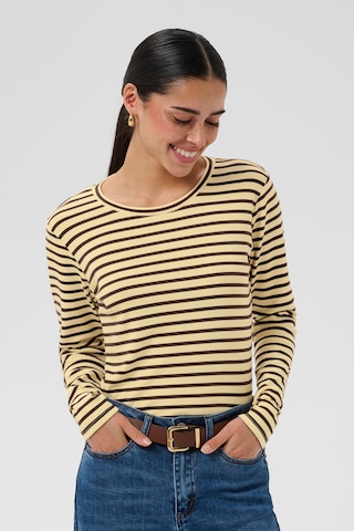 Kaffe Shirt 'Liddy' in Geel: voorkant