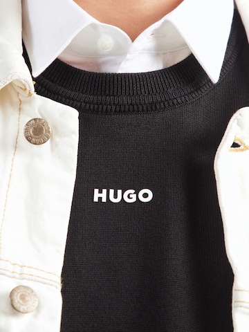 juoda HUGO Megztinis 'San Cassius-C2'