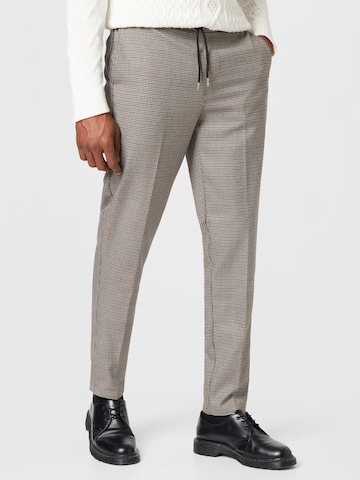 Lindbergh Hose 'Houndtooth' in Beige: front
