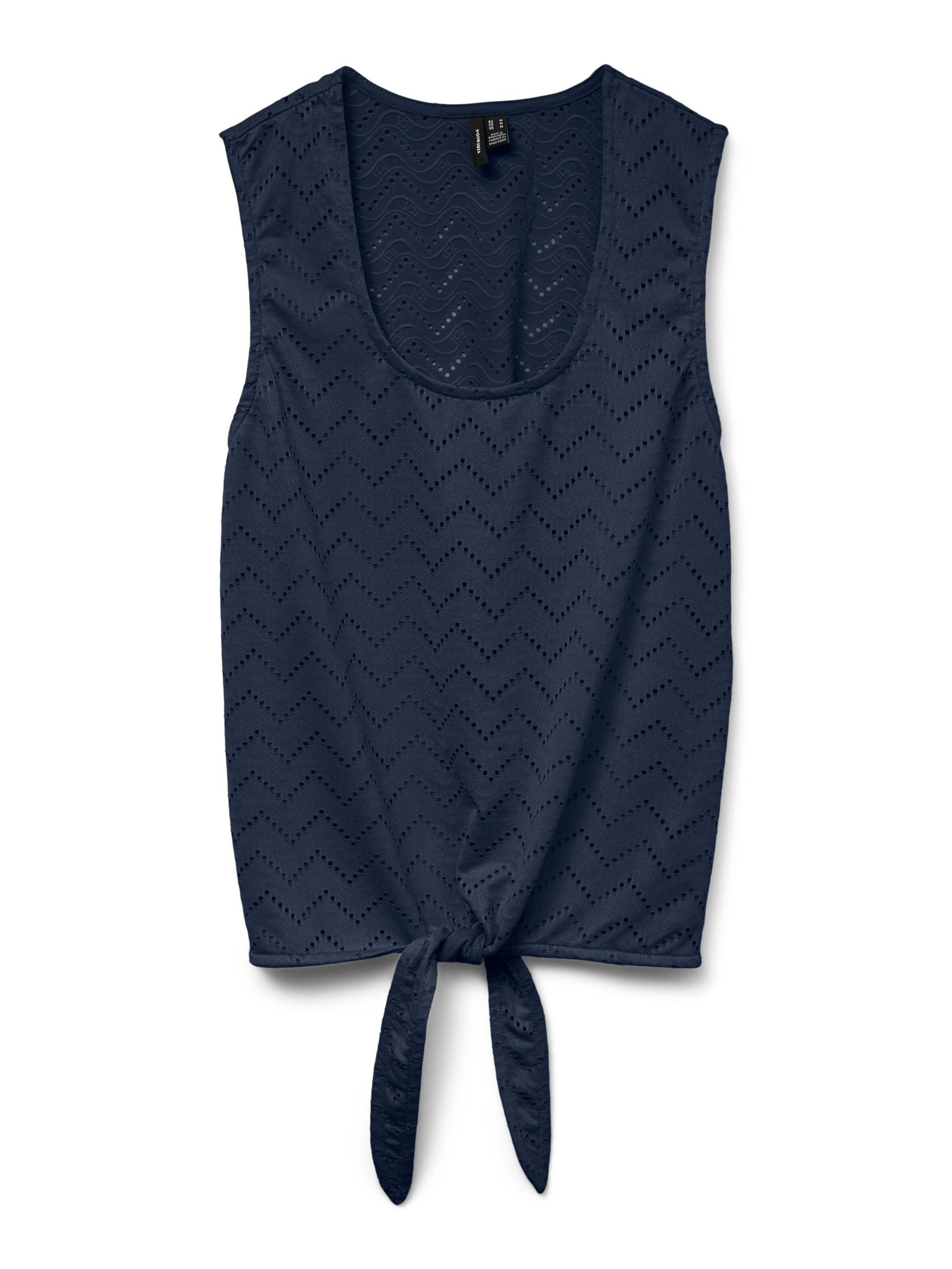 VERO MODA Top 'VMThas' in Blauw: voorkant