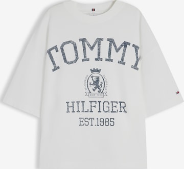 TOMMY HILFIGER - Camisa 'VARSITY CREST' em branco: frente