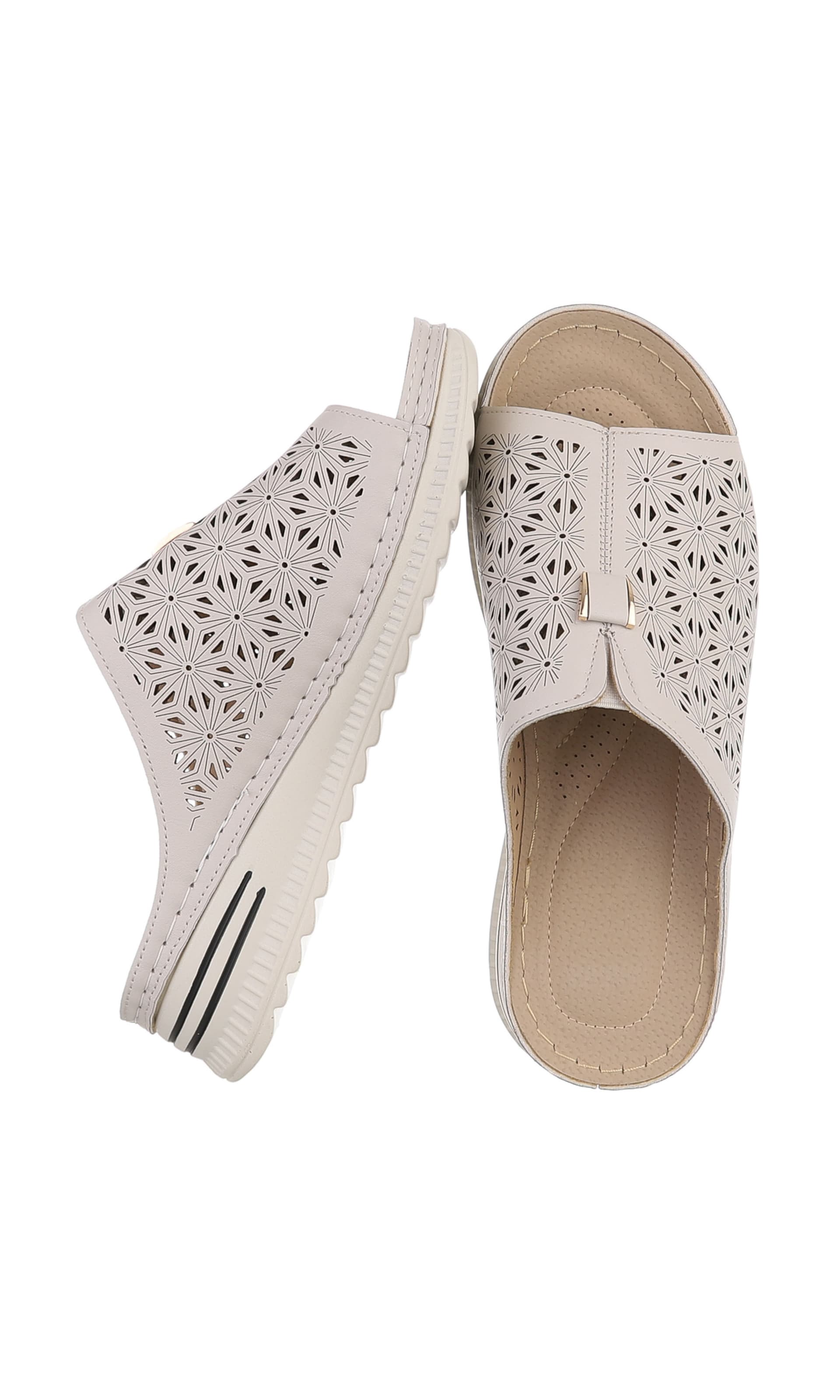 Ital-Design Mules in Beige