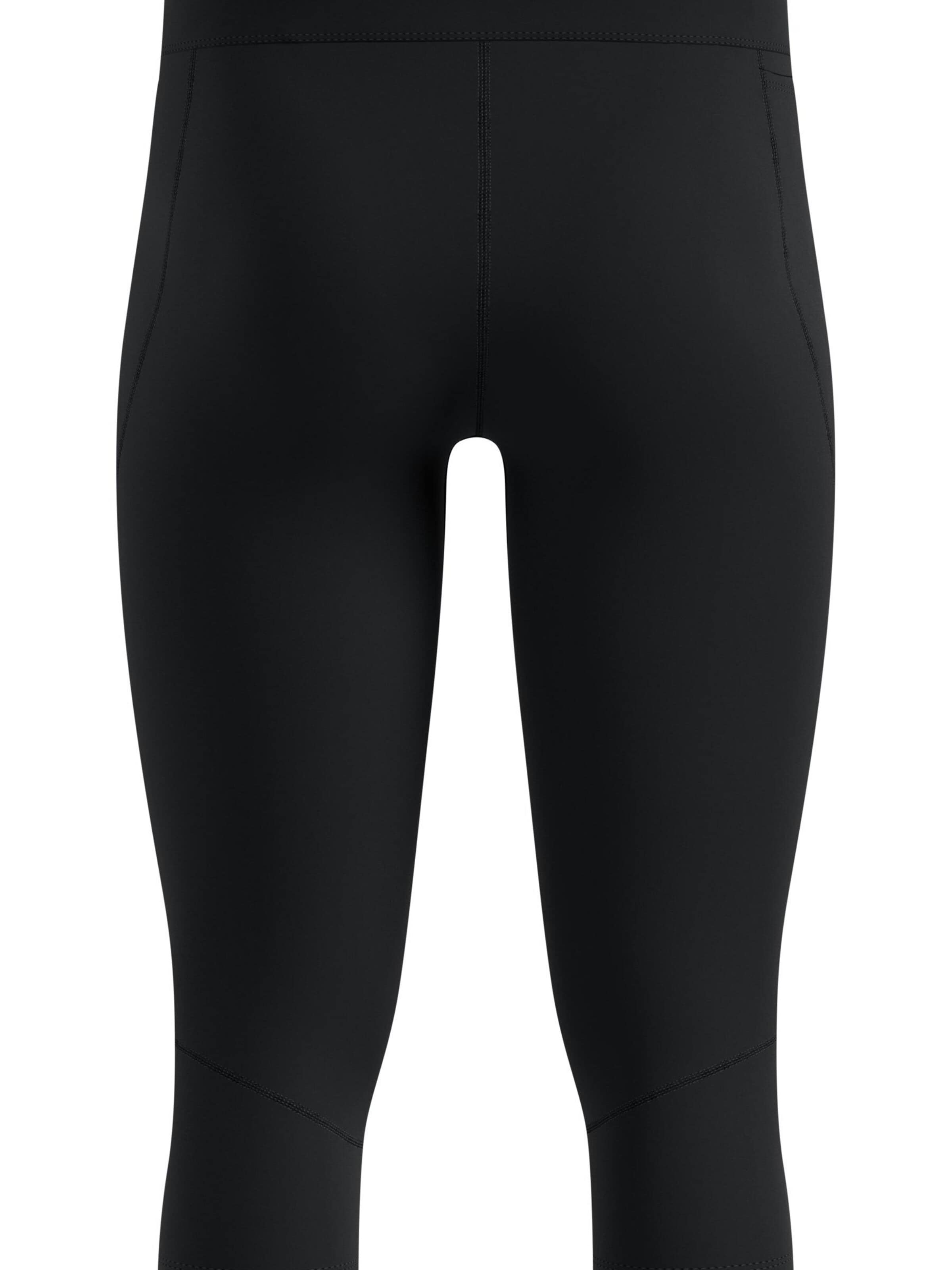 ODLO Slim fit Sports trousers 'ESSENTIAL' in Black