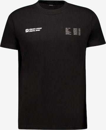 T-Shirt Deeluxe en noir : devant