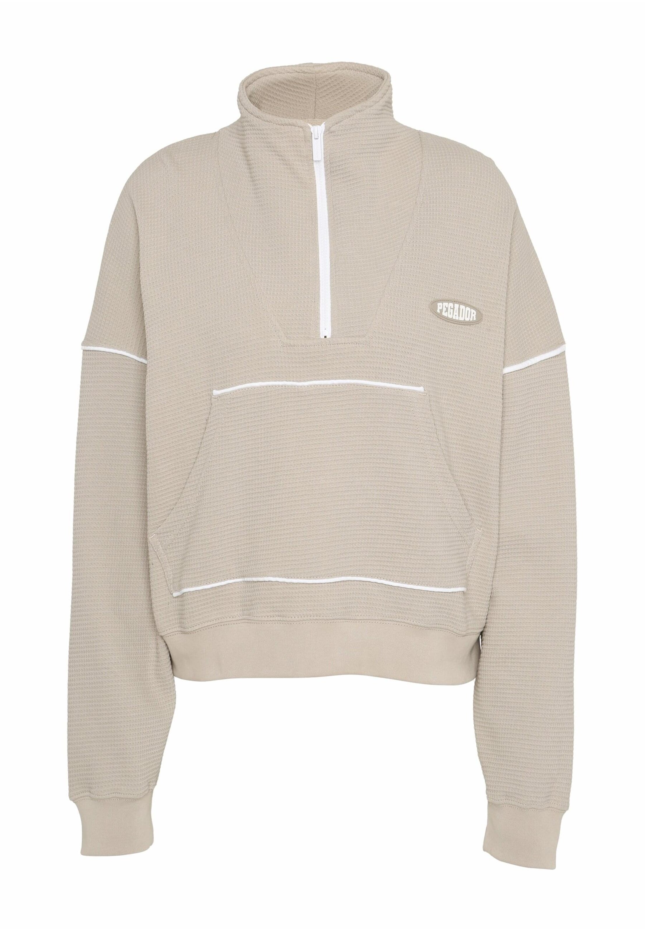 Sweat-shirt 'Amelie' Pegador en gris : devant